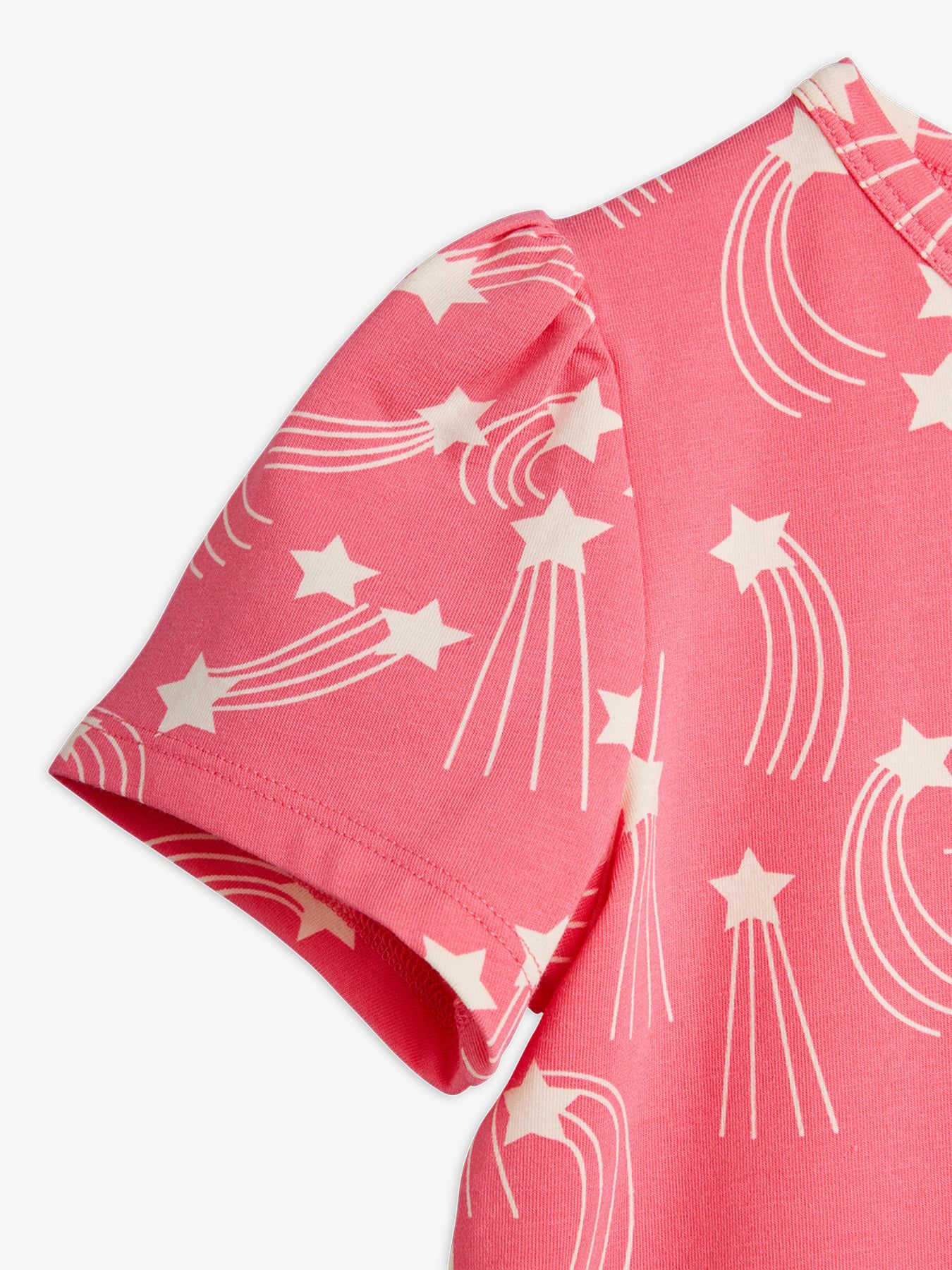 Starfall Print Puff Sleeve Top