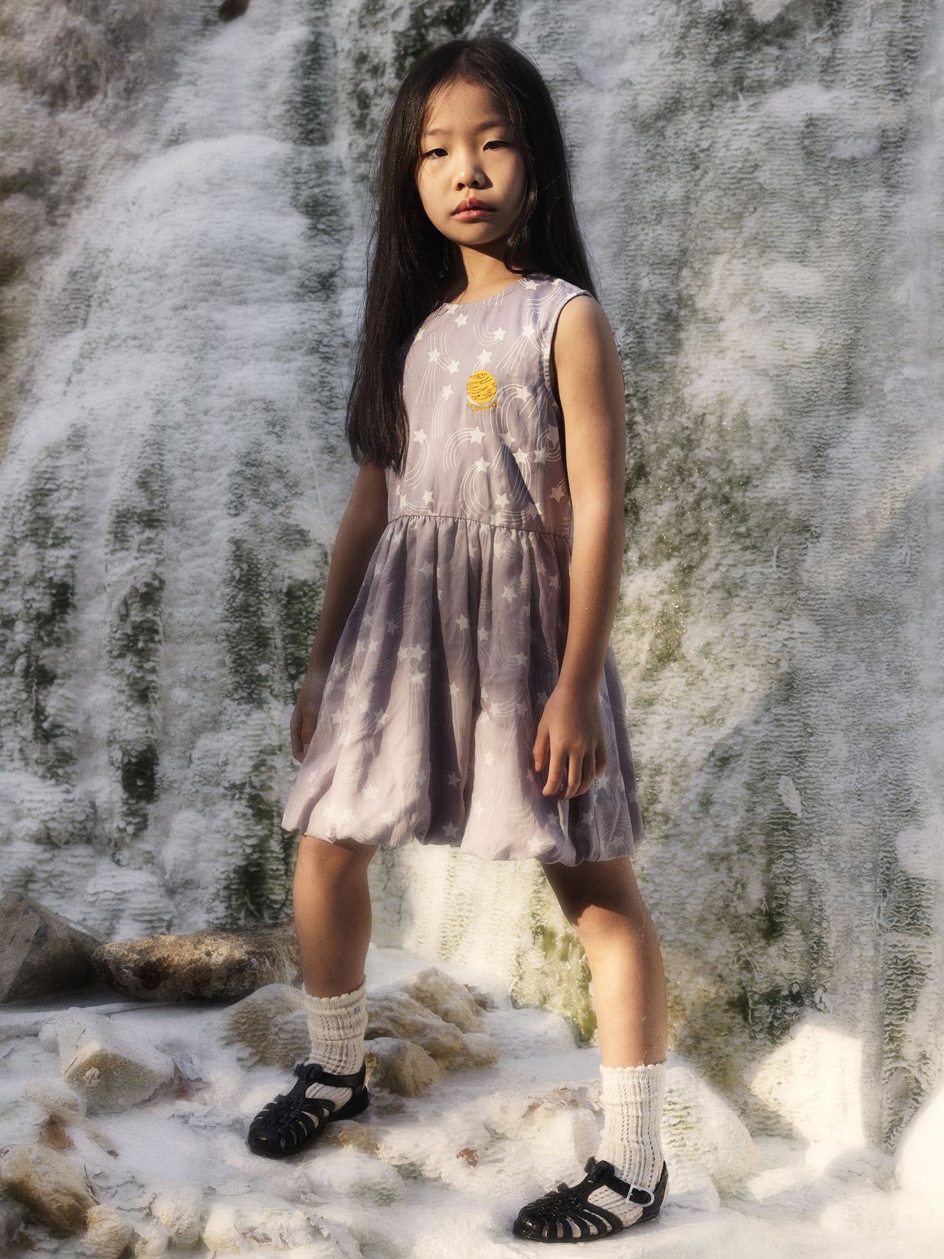 Starfall Print Dress
