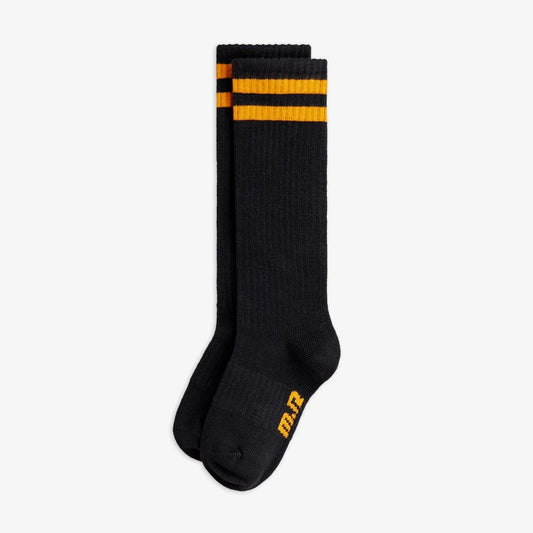 Football stripe knee-high socks