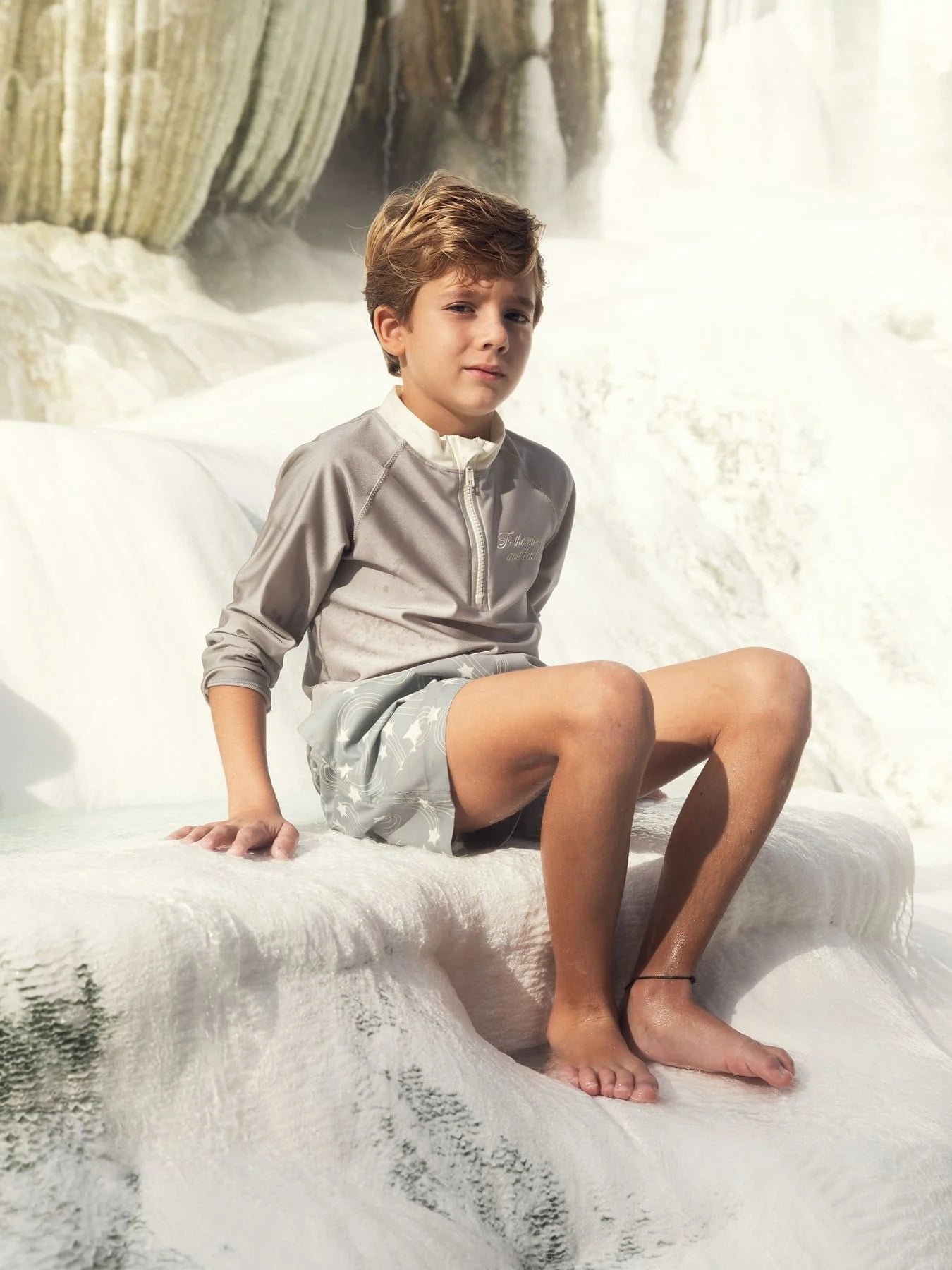Starfall Swim Shorts - Grey