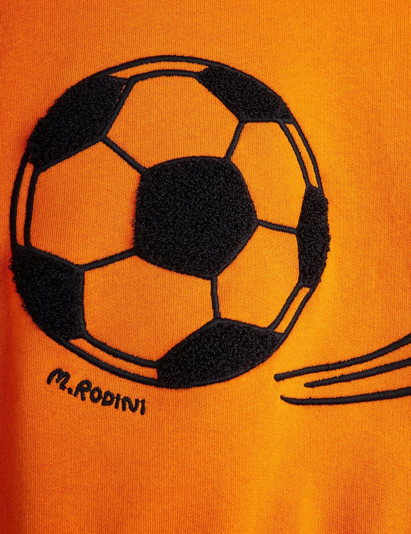 Football Chenille Sweatshirt - Orange