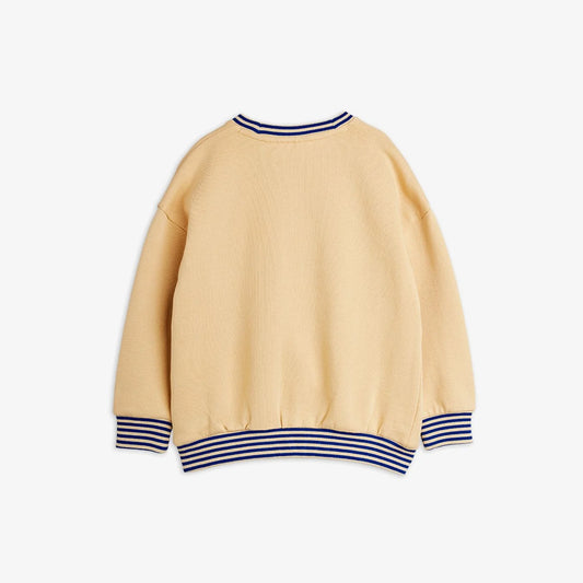 Football chenille sweatshirt - Beige
