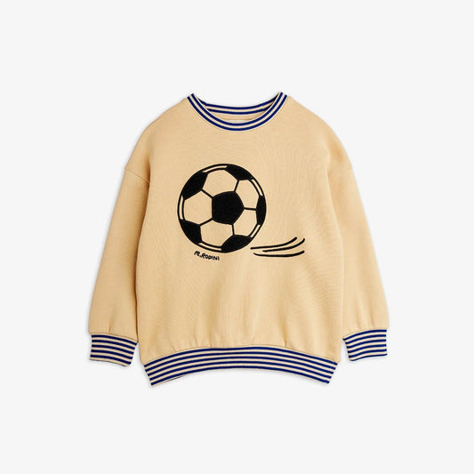 Football chenille sweatshirt - Beige