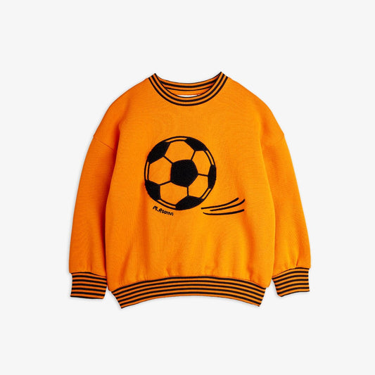 Football Chenille Sweatshirt - Orange